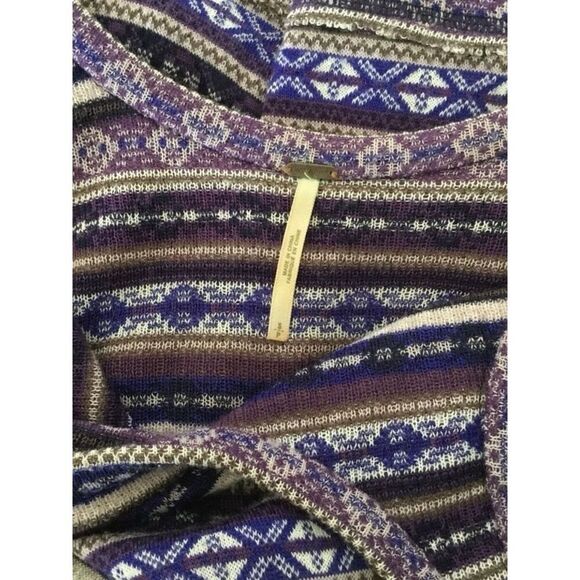 Free People Womens Small Nordic Fair Isle Tank Sweater Dress - Picture 11 of 11